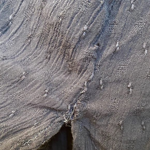 Free People Navy Tunic with High-Low Hem - Picture 5 of 10